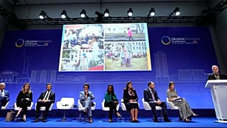 Participantes en la Conferencia de recuperación de Ucrania celebrada en Londres