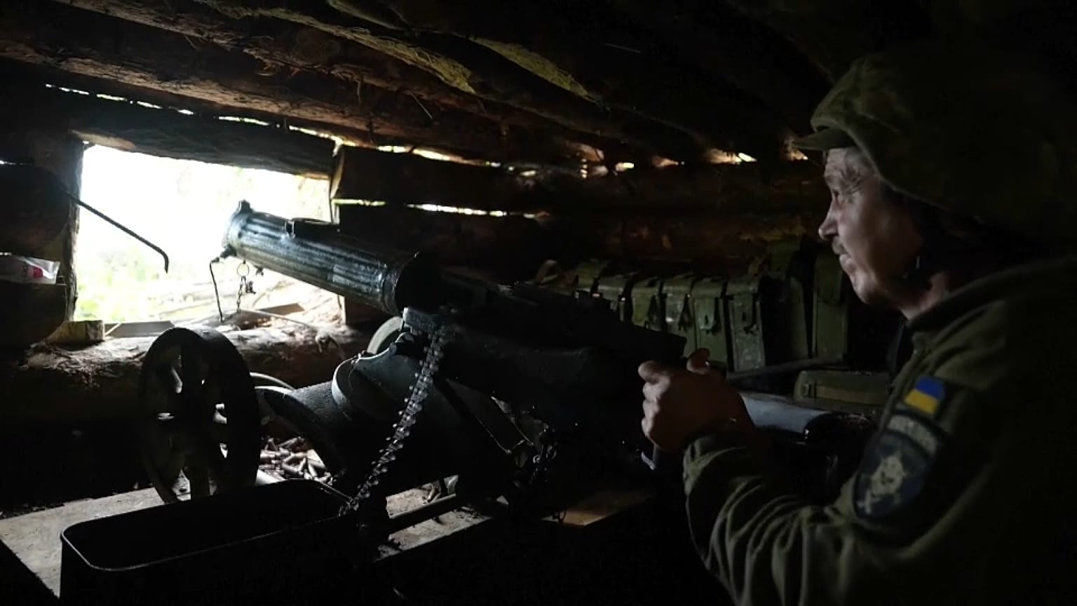 A Ukrainian serviceman fires a rocket launcher during a military training exercise not far from front line in Donetsk region on June 8, 2023.