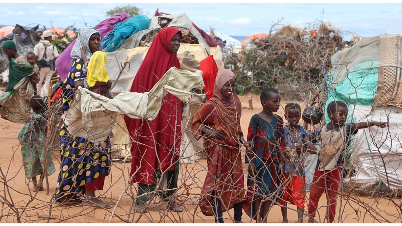 نساء وأطفال في الصومال