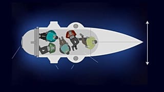 La disposizione dei passeggeri sul "Titan"-