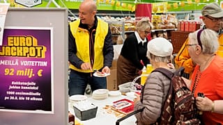 Eurojackpot játékosok Finnországban