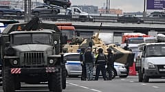 Военная техника на въезде в российскую столицу