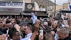 Der griechische Regierungschef bei einem Wahlkampfautritt.