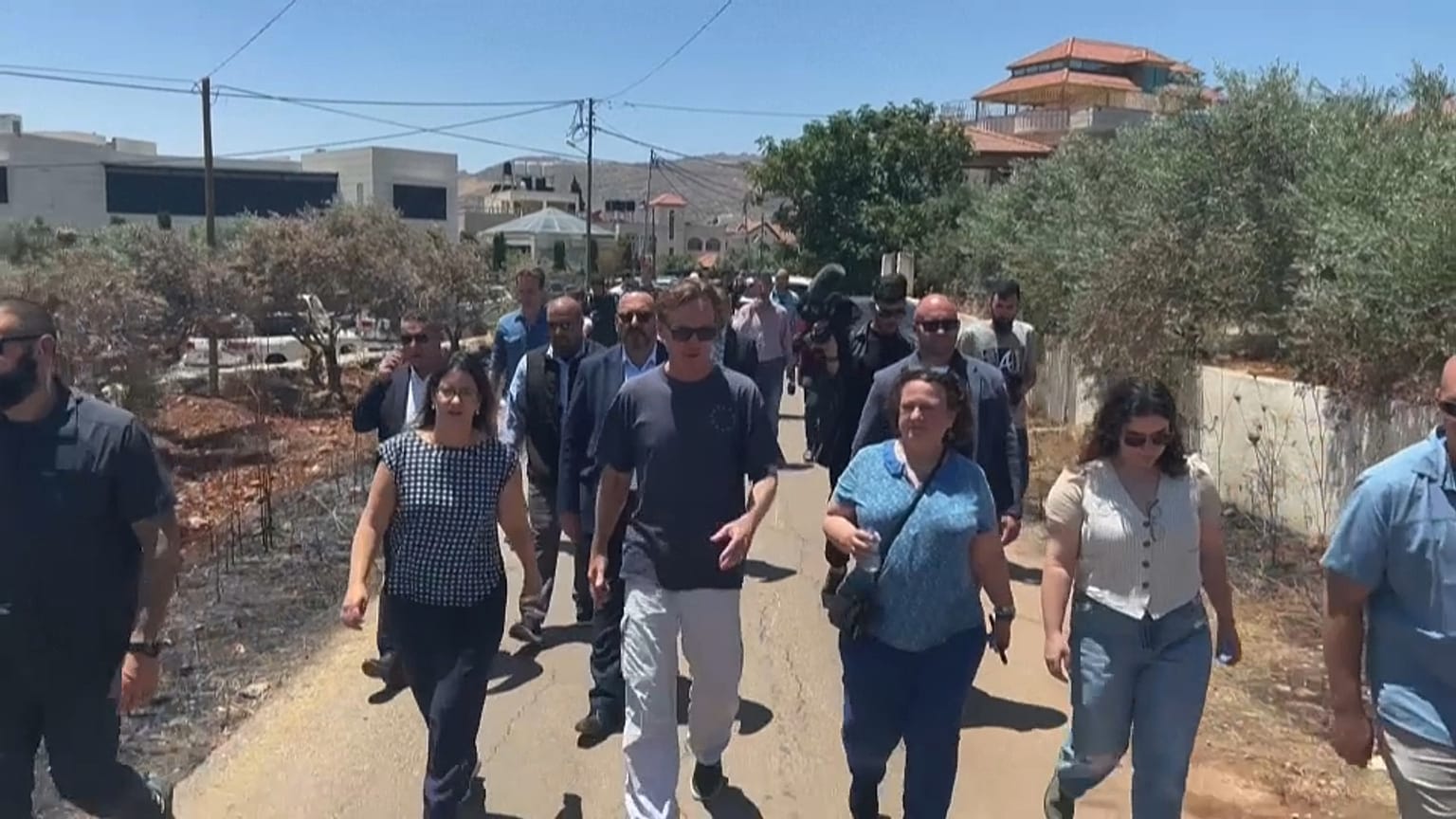 الوفد الأوروبي في الضفة الغربية