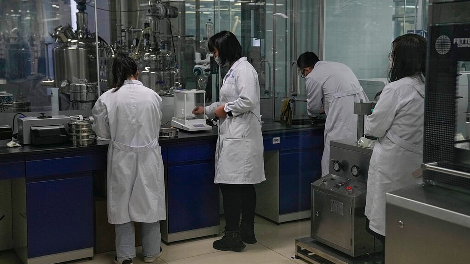 çin'deki bir araştırma laboratuvarı