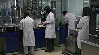 çin'deki bir araştırma laboratuvarı
