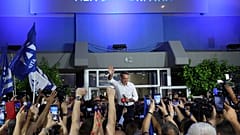 El primer ministro griego y líder de Nueva Democracia, Kiriakos Mitsotakis.