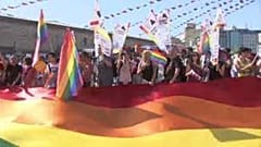 Manifestação LGBTQ em Istambul