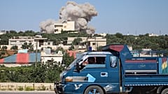 Последствия авиаудара по северо-западным районам Сирии. 25 июня 2023 года