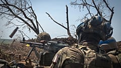 Украинские военные на линии фронта в Запорожской области