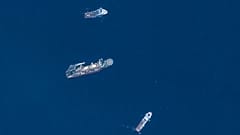 Δορυφορικές φωτογραφίες από τις έρευνες για το υποβρύχιο Τιτάν