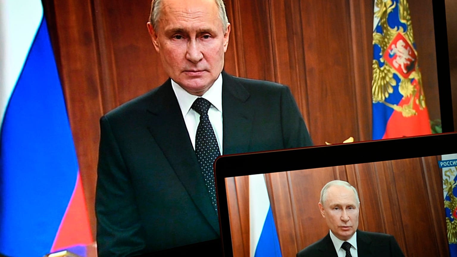 Putin bei TV-Ansprache