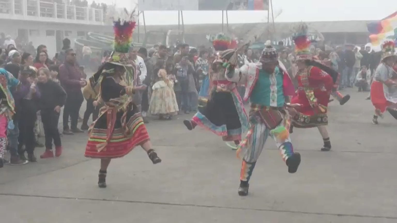 Baile típico en estos festejos