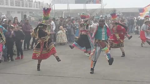 Baile típico en estos festejos