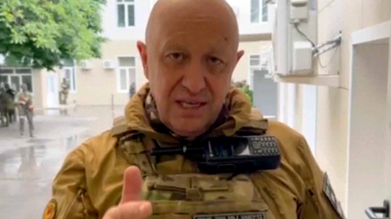 Líder do grupo mercenário Wagner no sábado, 24 de junho