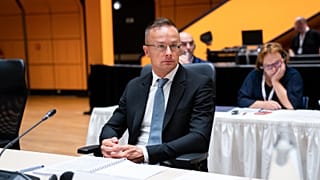 Péter Szijjártó, Hungary's foreign affairs minister, urged his counterpart to "exert pressure on Ukraine" and remove OTP Bank from the list of "international sponsors of war."