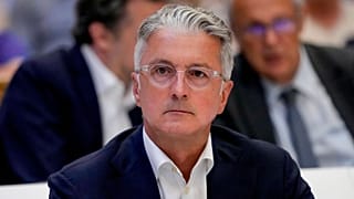 Rupert Stadler, former CEO of German car manufacturer Audi, sits in a regional court room and waits for the verdict in Munich.