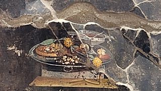 صورة للوحة الجدارية المكتشفة