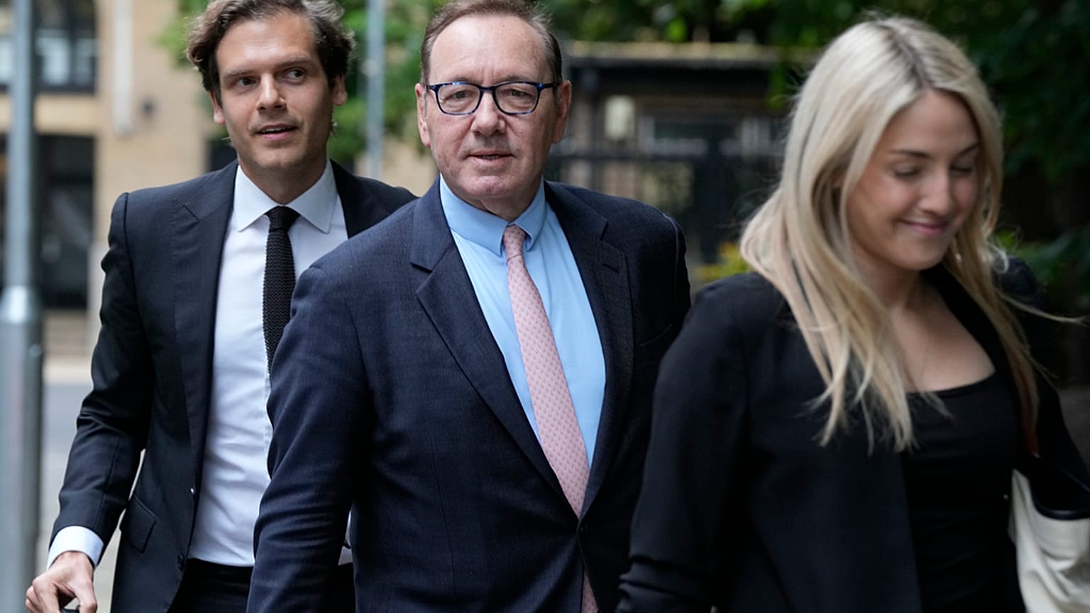 Kevin Spacey llegando al Tribunal de la Corona de Southwark. Miércoles 28 de junio de 2023.