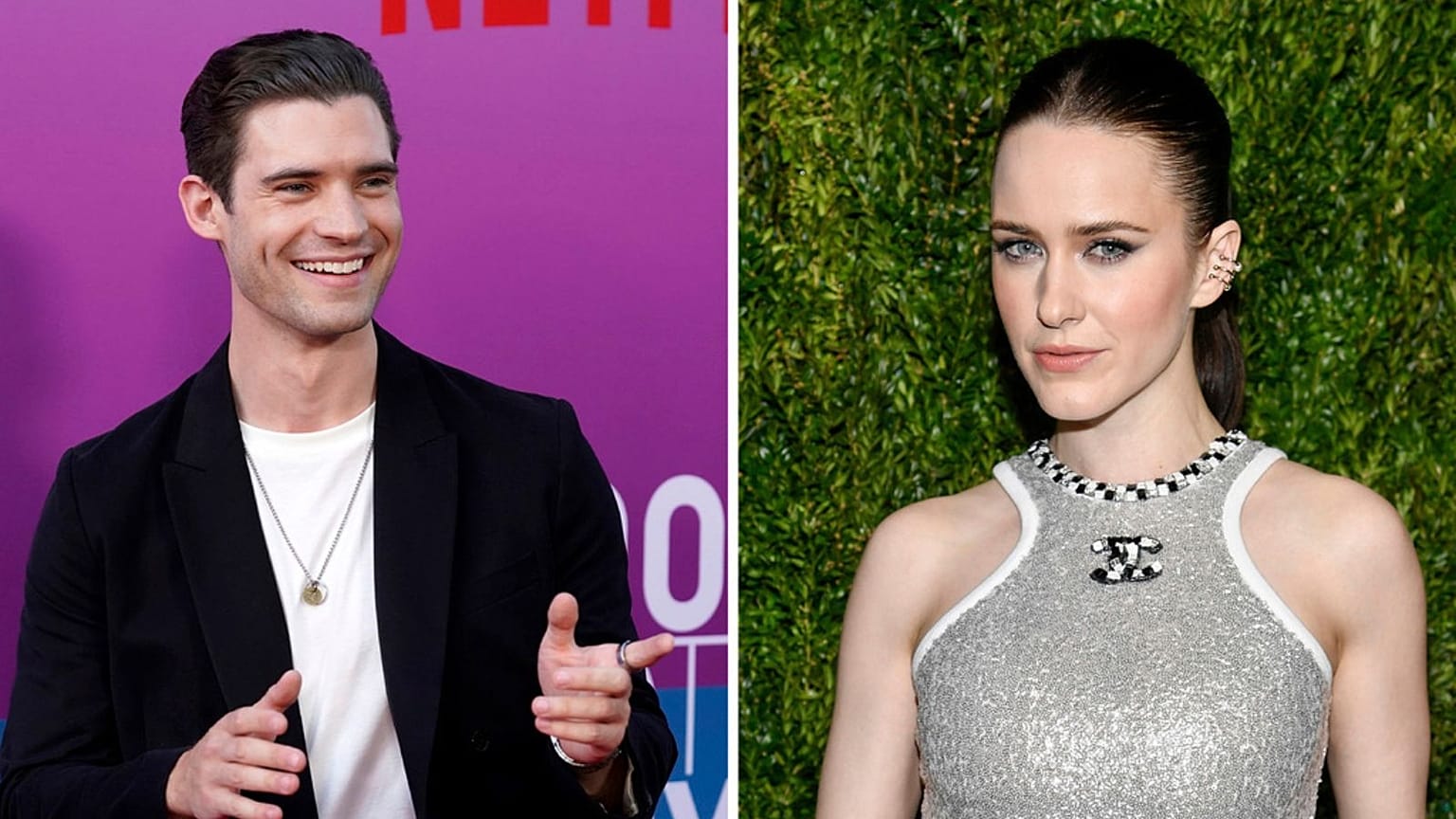 David Corenswet and Rachel Brosnahan