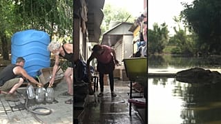سكان خيرسون يواجهون نقصاً في المياه بسبب تدمير سد كاخوفكا في أوكرانيا