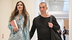 Piotr Pawlenski mit seiner Lebensgefährtin Alexandra de Taddeo