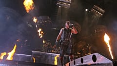 Rammstein frontman Till Lindemann perform in Moscow, 2010