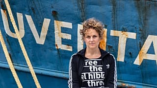 Kathrin Schmidt, a member of Iuventa, is among four from the group charged with aiding and abetting illegal migration in Italy. She could face up to 20 years in jail.
