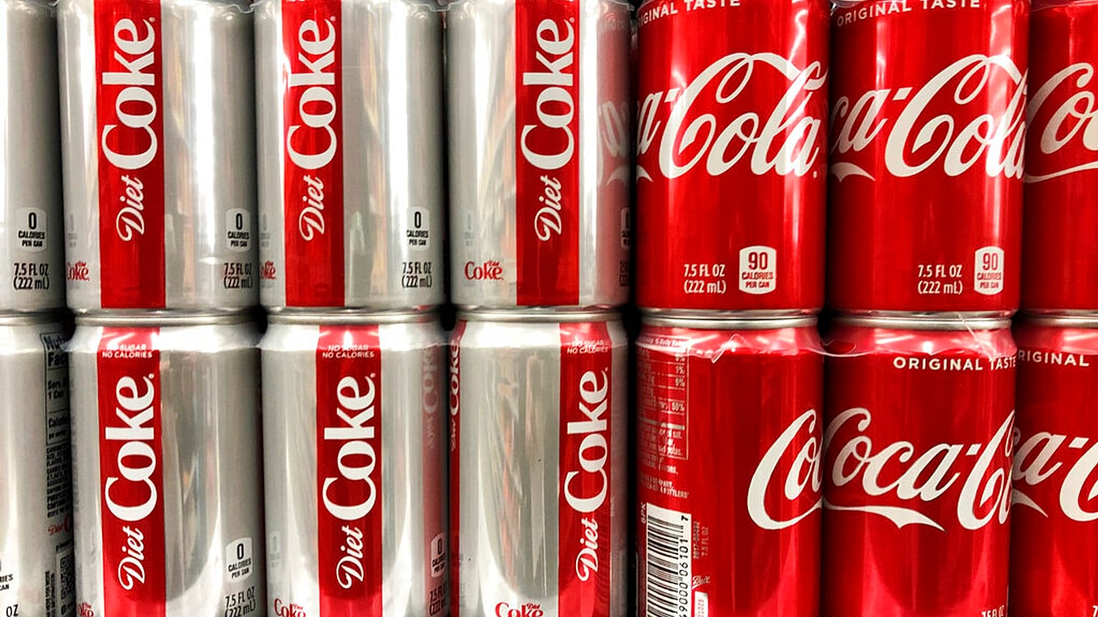 Diet Coke aspartamın kullanıldığı ürünlerden biri