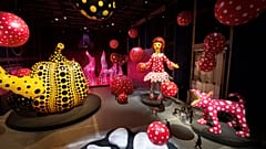 Renowned Japanese artist Yayoi Kusama has brought her largest-ever immersive environment to Manchester