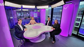 Méabh Mc Mahon con Jordi Solé, Teresa Küchler y Ricardo Borges de Castro