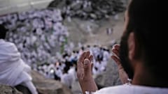 خلال موسم الحج السنوي بالقرب من مدينة مكة المكرمة، المملكة العربية السعودية