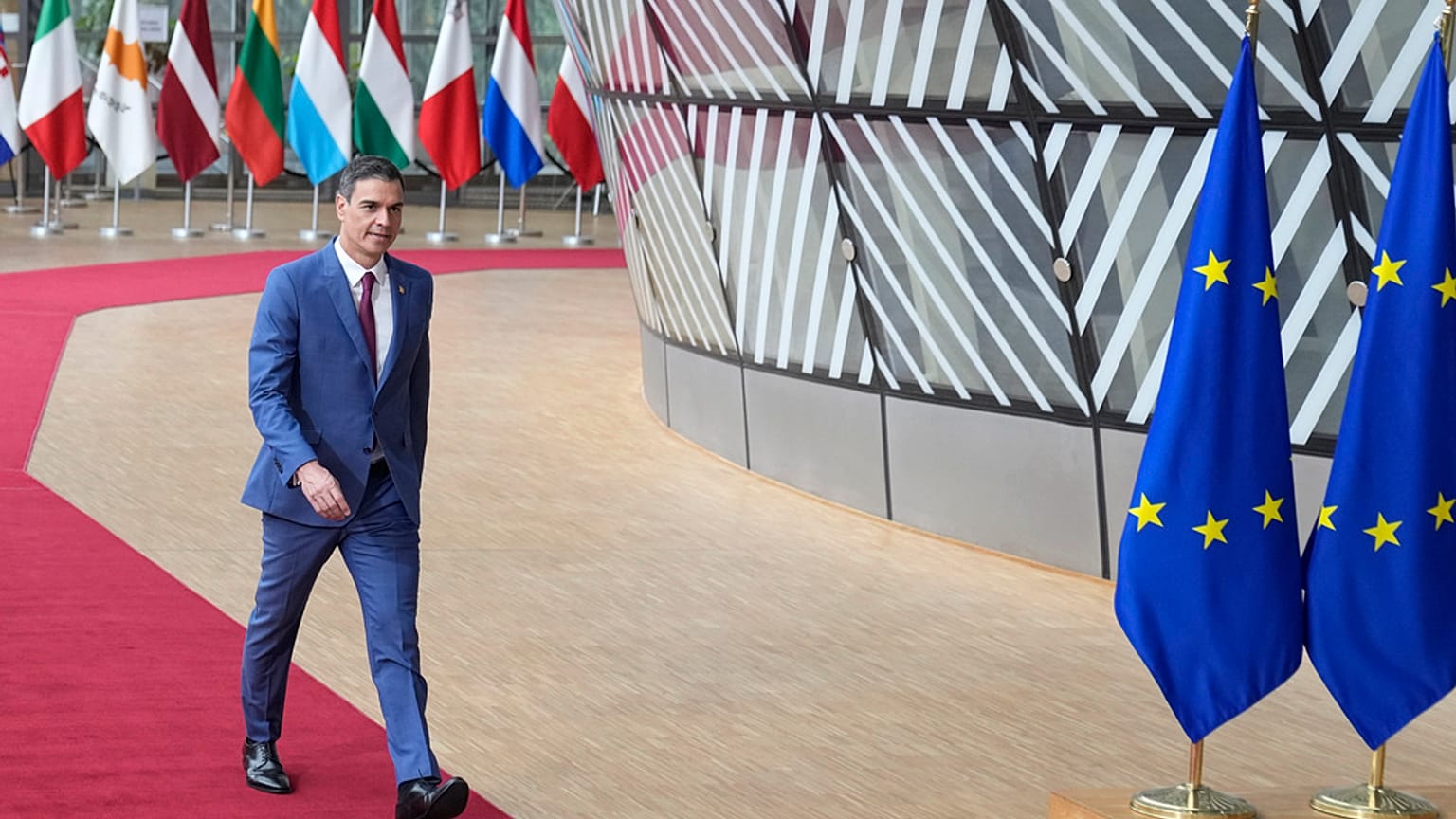 Der spanische Ministerpräsident Pedro Sánchez in Brüssel