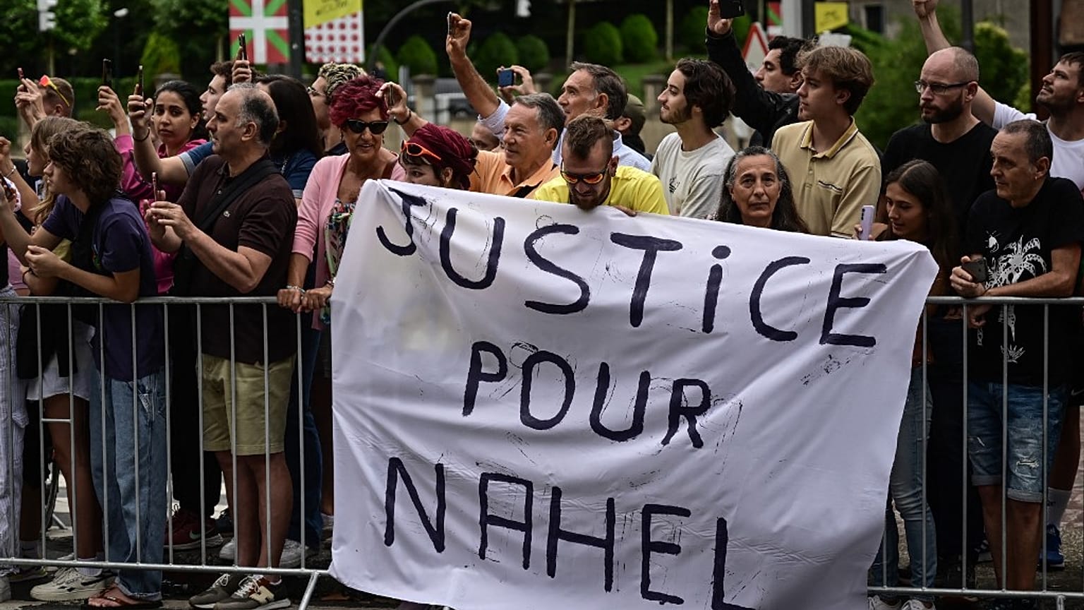 Supporters of Nahel, a 17 year old boy shot dead by police. Paris, France, July 1st 2023