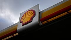 A Shell emblémája egy benzinkúton