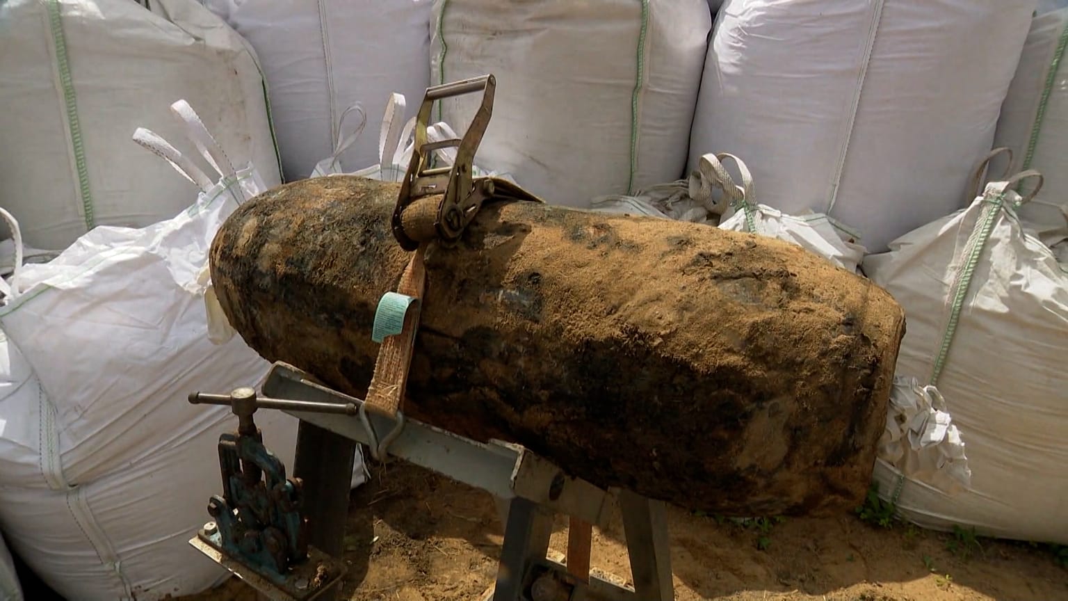 In Kiel wurde eine 250 Kilogramm schwere britische Fliegerbombe entschärft. 