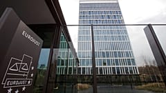 Exterior do edifício da Eurojust, em Haia, Países Baixos