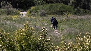  Fransa'nın kuzeyindeki Loon-Plage'de bulunan göçmenler
