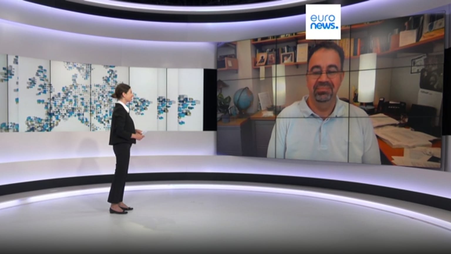 Daron Acemoğlu, euronews stüdyolarına konuk oldu