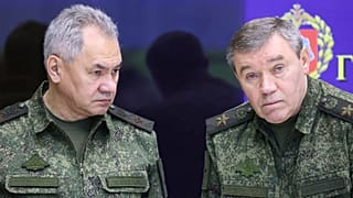 Sojgu védelmi miniszter és Geraszimov vezérkari főnök