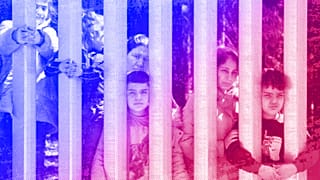 Members of a group of some 30 migrants seeking asylum are seen in Bialowieza, Poland, May 2023