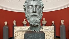 Roma İmparatoru Septimius Severus'un heykeli 