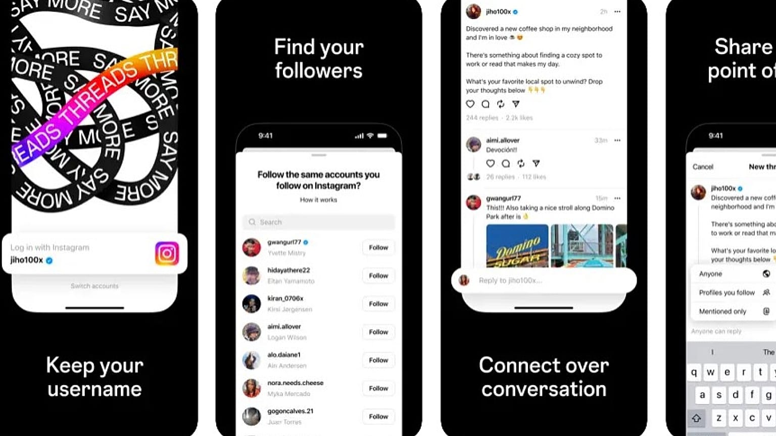 The Threads screenshot in the Apple App Store give some clues about the new Twitter alternative