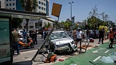 Veículo utilizado no ataque em Telavive