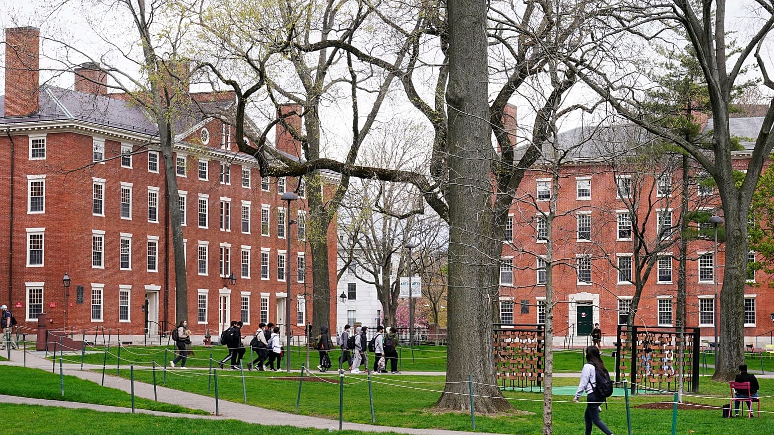 A Harvard campusa