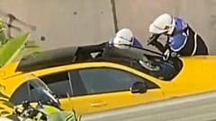Képkocka a Nahel lelövését rögzítő amatőr videóból