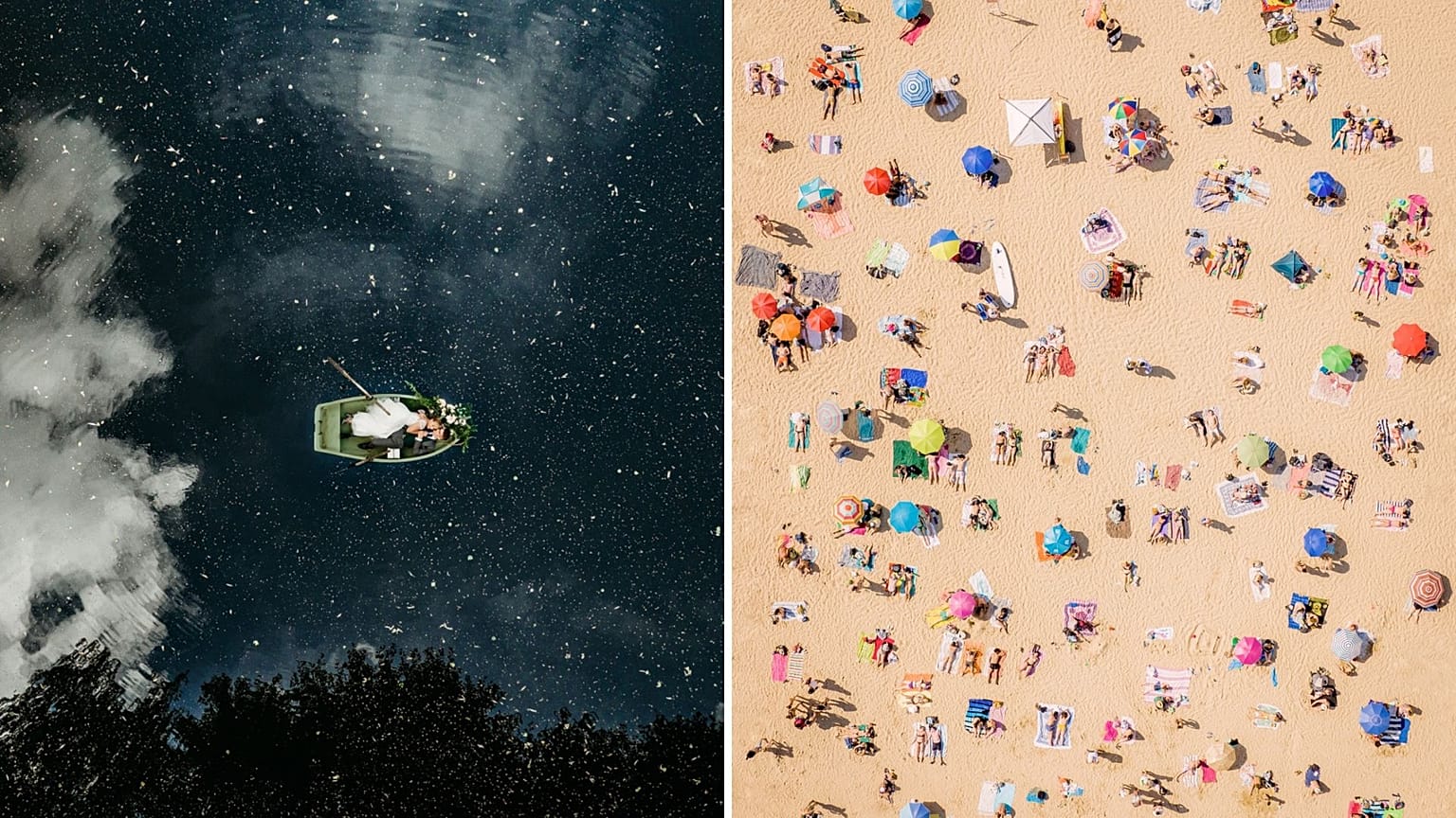 Desde elefantes dormidos hasta equilibristas que desafían la gravedad: los ganadores de los Drone Photo Awards 2023