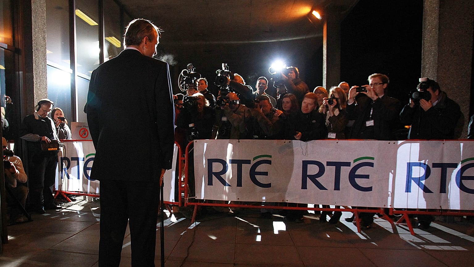 Debate night at RTE Studios in Dublin.