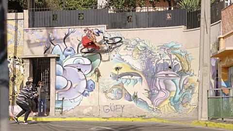 Freerider Fabio Wibmer in Chile