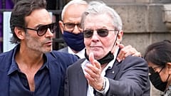Sohn Anthony Delon mit Vater Alain Delon 2021